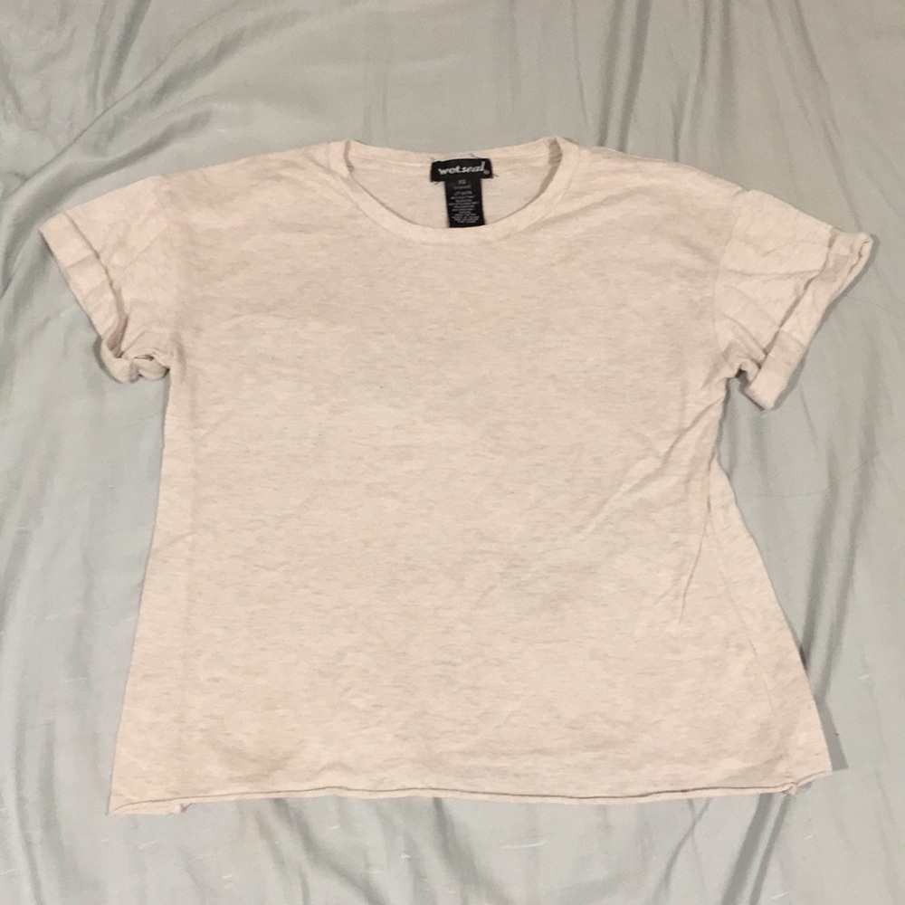Cute Cream Crop Top